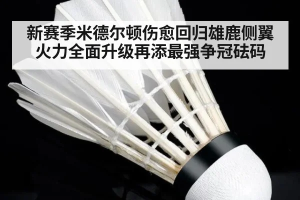 新赛季米德尔顿伤愈回归雄鹿侧翼火力全面升级再添最强争冠砝码